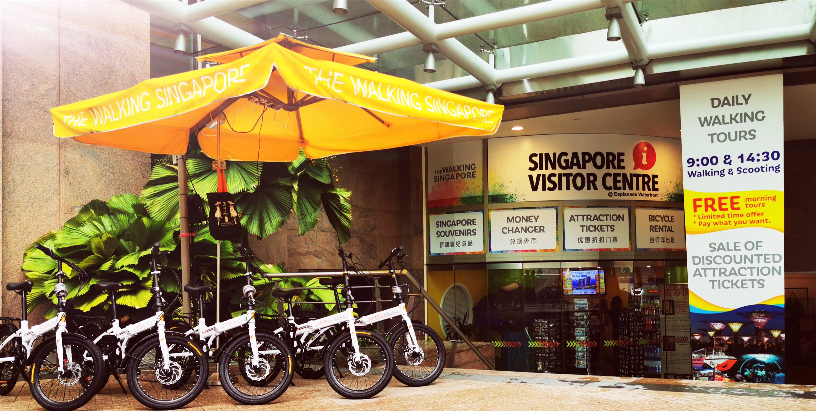 Scooter and Bicycle Rental in Singapore